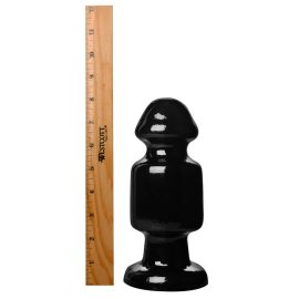 The Keg is an extremely intimidating butt plug. The impressive size and keg shape are sure to provide a challenge for your more extreme anal enthusiasts. The Keg plug is made from PVC for comfort and easy insertion. Flat sturdy