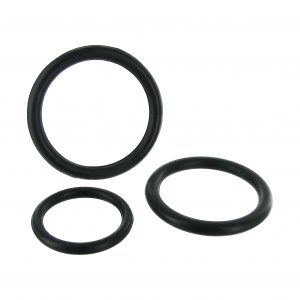 Stay rock hard with this simple and effective Triple Cock Ring set The basic black design gets right to the point and stretches neatly around your package to restrict the blood flow and keep you stiff as a board and ready for action Choose from three sizes for the perfect fit