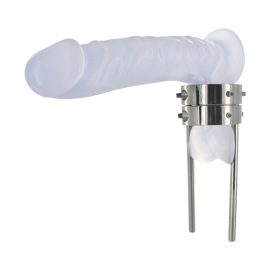 Maintain a pleasant tug on your balls or experience a tortuous extreme stretch with the fully adjustable Hells Bridge Ball Stretcher. With the two stainless steel rings side by side