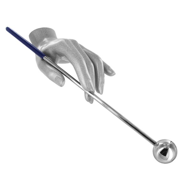 The Stainless Steel Lollipop is the perfect implement for some deep probing. Prostate and g-spot stimulation are right at your fingertips. Watch your partner writhe in ecstasy as you apply pressure precisely and firmly against their favorite spot. The coated handle lets you keep a good grip on the Lollipop