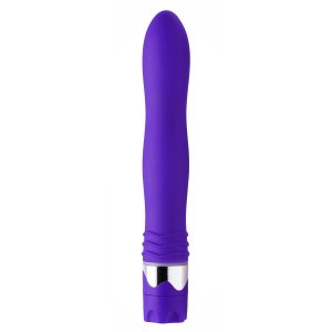 This elegant vibe features six inches of insertable pleasure and a swelled shaft for added stimulation. Simply place this decadent vibe where you like it and turn on the powerful