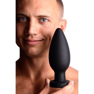 Fill them up with this colossal XXL Anal Plug from Master Series. Made of premium silicone