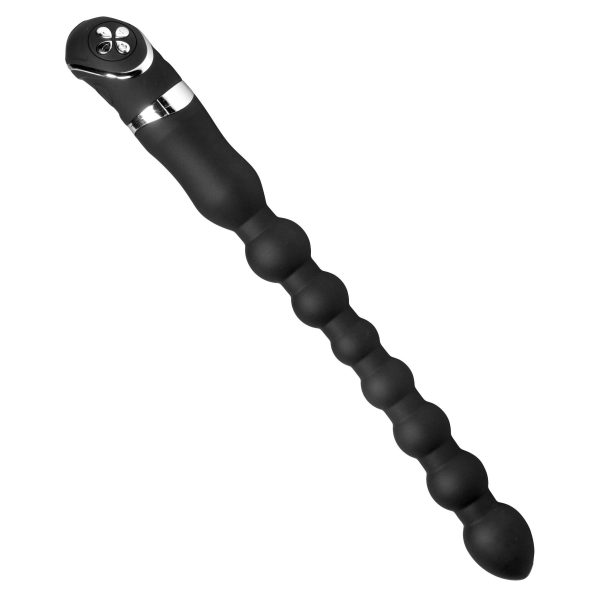 Delight in the powerful ten functions and tease with intense vibration as it emanates from every curve of this enchanting penetrator. This an ample 8 inches of insertable length that is textured with graduated pleasure swells
