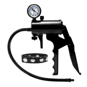 This premium hand pump features an easy grip handle