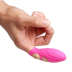 Slip her the finger with this sexy vibrating stimulator from Frisky Ergonomically shaped for ultimate stimulation. Whether tantalizing her clit or aiming for her G-spot