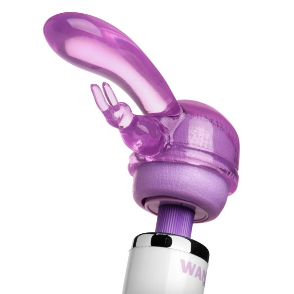 Convert your powerful wand massager into a rabbit vibe with this exciting attachment from Wand Essentials This rabbit revolutionized the world of vibrators when it gave women simultaneous vaginal penetration and clitoral stimulation. Now you can harness the intense vibrations from your favorite wand massager and channel them into this unique rabbit attachment for incredible sensations and mind-blowing orgasms The smooth