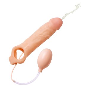 Get ready for the ultimate in instant and realistic penis enlargement with this squirting