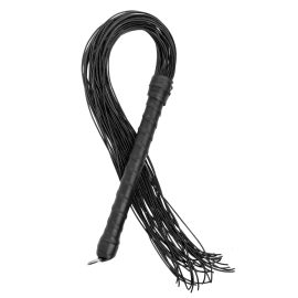 The treated leather tails of this demure flogger are extra slim