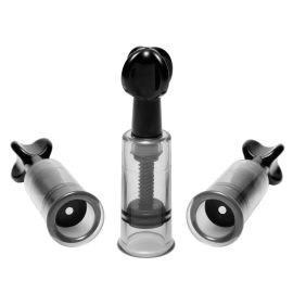 Enjoy powerful suction with this triple set of deviously sized suction cylinders. Simply apply to any area that would benefit from increased sensitivity and blood flow