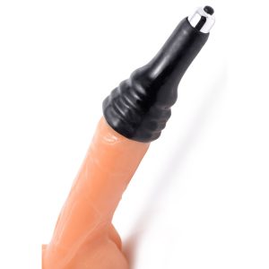 Tease the tip of your cock with a textured and vibrating stimulator This masturbation toy includes a removable bullet that provides powerful vibration
