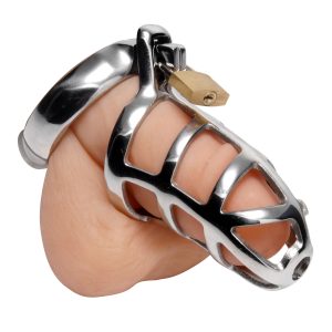 Put your man on lock down with this Chastity Cock Cage With a unique design