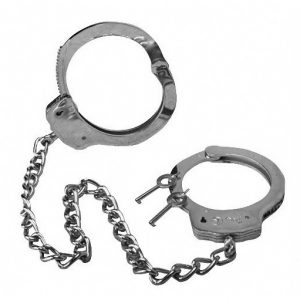 Great value. These nickel plated leg irons look great and are police quality. To help prevent your detainee from escaping