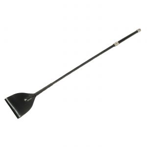 This black riding crop is approx 20.5 inches long