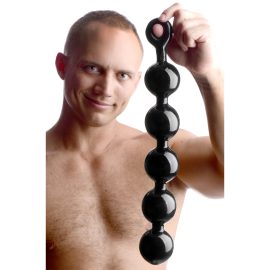 The Black Baller delivers five impressively sized spheres for intense popping sensations. The easy-pull ring handle provides easy control and a secure hold