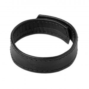 The Strict Leather Velcro Leather Cock Ring looks good