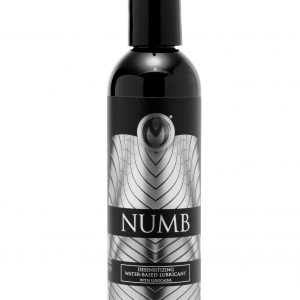 Enhance your sexual experiences by easing discomfort and increasing pleasure Numb Desensitizing Lubricant is water-based for use with all materials