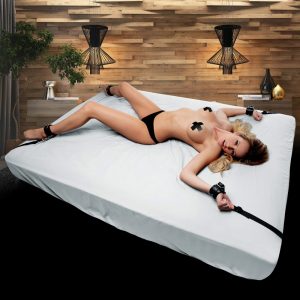 Strap your partner down to the bed and turn them into your personal submissive pet Instantly transform your bed into a piece of bondage furniture
