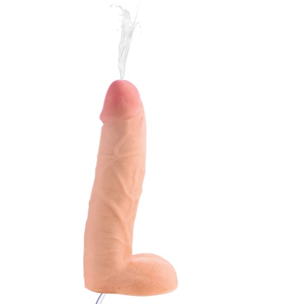 This 10 incher will fill you to the brim. Get ready for Loadz of squirting fun This ultra lifelike dildo features a dual-density material that looks and feels just like the real thing. Enjoy every vein