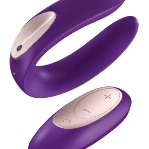 The Satisfyer Double Plus is built for enhanced intercourse! The snug horseshoe shape is designed to embrace the womans best parts