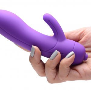 Take your pleasure on the go with this Mini Rabbit Vibe! Enjoy the smooth
