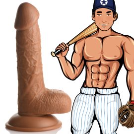 Batter up! It's time to hit a home run! Get into the Big Leagues with Baseball Brian! He's got the perfect shape and size and knows you'll enjoy handling his bat! His realistic looking head