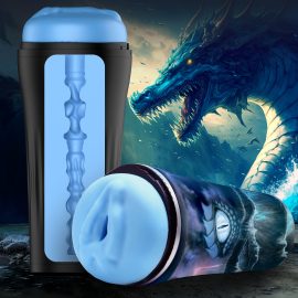 Take on the wonders of the deep sea with this Pussidon Sea Monster stroker! The pale blue stroker has soft
